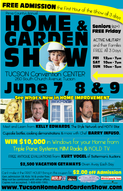 Tucson's Annual Home & Garden Show Newspaper Ad